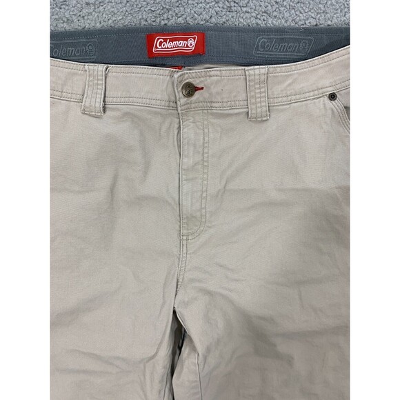 COLEMAN Size 40 Men's Cut-off Cropped Pants-to-Shorts Cargo Pockets Utility Work - Picture 2 of 16